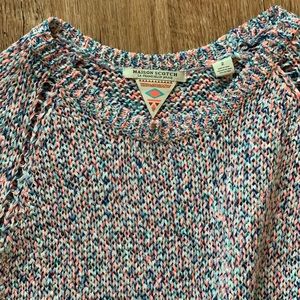 (Maison Scotch) Colorful textured knit sweater